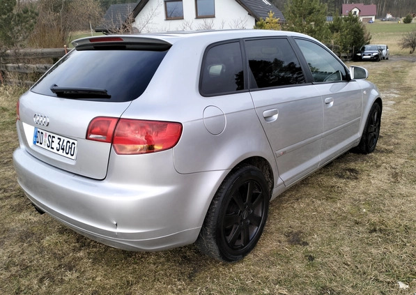 Audi A3 cena 16999 przebieg: 206700, rok produkcji 2007 z Chojnów małe 742